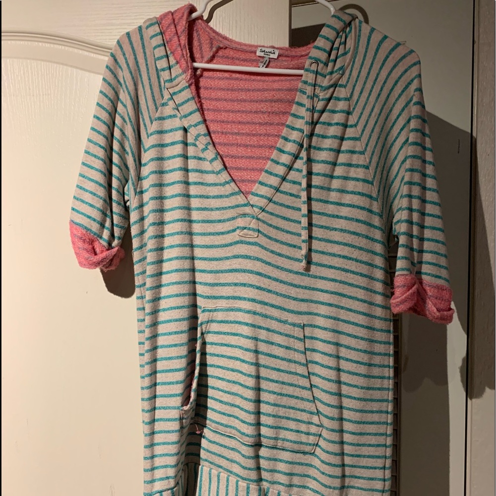 Splendid short sleeved Hoodie